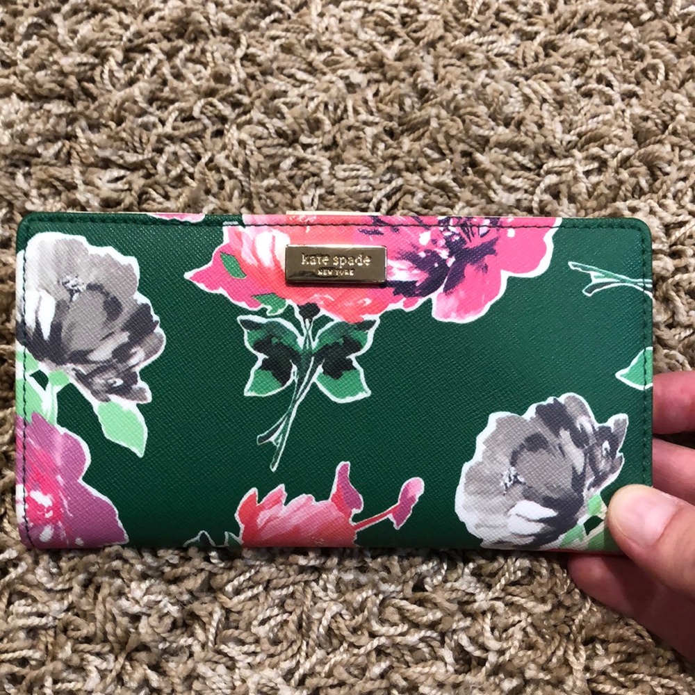 Floral Kate Spade wallet